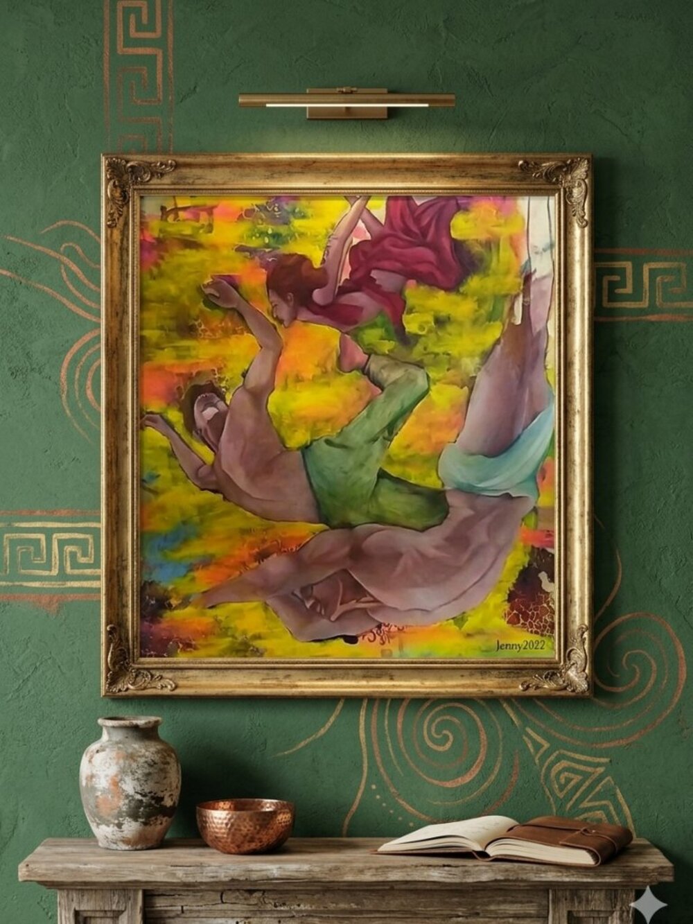 ​Original Contemporary Symphony of Movement - Oil on Canvas - Picture 3 of 4